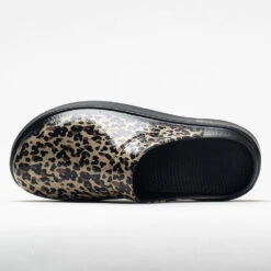OOFOS OOcloog Limited Women's Black Leopard -Famous Sneaker Store 631219 2