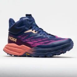 Hoka One One Speedgoat 5 Mid GTX Women's Bellwether Blue/Camellia -Famous Sneaker Store 631326 5