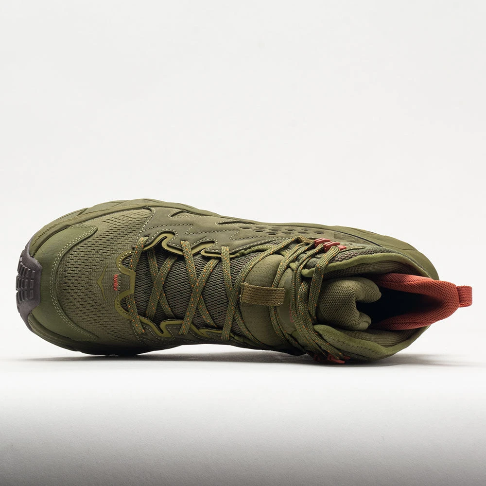 HOKA Anacapa Breeze Mid Men's Avocado/Burnt Ochre 5 HOKA Anacapa Breeze Mid Men's Avocado/Burnt Ochre - Image 3